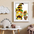 5D Diamond Art Kits, Sunflower Goblin, Round Drill, Diamond Art and Bas