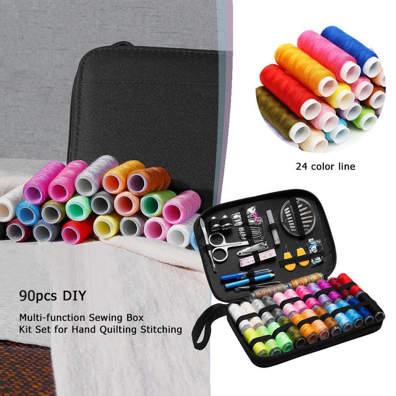 97pcs DIY Multi-function Sewing Box Kit Set for Hand Quilting Stitching Newly
