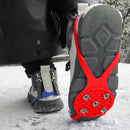 5 Teeth Spikes Crampons,Ice Cleats Traction Non Slip Footwear for Hiking Walk