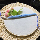 DIY Crafts Poke Embroidery Kit Embroidery Hoop Needle Punch Cross Stitch Kit