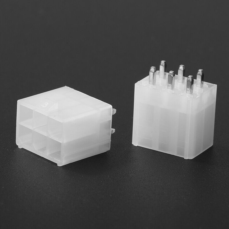 10pcs 6Pin BTC Miner Connector Replacement Power Supply Looper Male Header Newly
