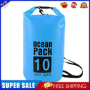 Waterproof Dry Bag Pack Sack Swimming Kayaking Boat Trekking (10L Sky Blue)