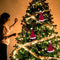 Small Size Christmas Hat Pendants Cloth Art Kitchen Home Tableware Bedroom Decor