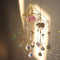 Crystal Wind Chime Moon Dream Catchers Windbell Hanging Ornament Home Wall Decor