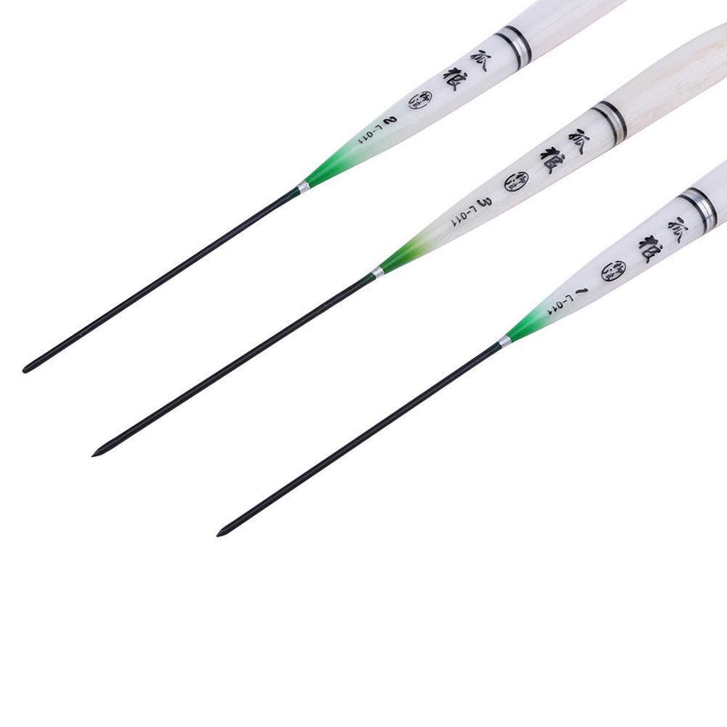 3pcs LED Fishing Swimming Electric Floating Light + Battery Deep Water sc