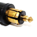 2 Pcs Black DIY 12v Cigarette Lighter Adapter European Type Male Plug  Connector