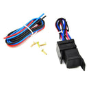 1 Set Racing Car 12V Ignition Switch Panel Motor Start Button LED Carbon Fiber