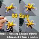 Windshield Repair Kit Quick Fix DIY Car Wind Glass Rock Bullseye Crack Chip R8P9
