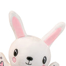 Animal Open Mouth Parent-Child Interaction Hand Puppet Toys (White Rabbit)