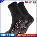 2pcs Unisex Winter Self-Heating Health Socks Pain Relief Stockings (Black)