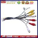 20Pin Plug to 6x 3.5mm RCA Female Car Stereo Adapter Cable Wiring Harness