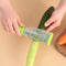 Multifunctional Fruit Peeler with Rubbish Bin Vegetable Skin Cutter (White)