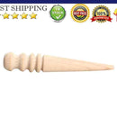 Leathercraft Round Wood Edge Slicker Multi-Size Burnisher for Leather