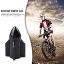 Aluminum MTB Bike Schrader Valve Cap Rocket Shape Tire Valve Dust Cover Newly