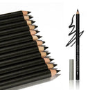 12PCS Waterproof Eye Liner Beauty Cosmetic Smooth Black Penc F9C4 Eyeliner V2F6