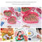 Plastic Heart Shape Rhinestone Drill Plate Tray 5D Diamond Painting Accessories