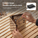 Outdoor Barbecue Mini Stainless Steel Firewood Stove Grill Camping Accessories