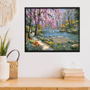 Y Painting by Numbers Romantic Creek Oil Painting on Canvas Hand Painted, Landscha