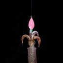 Hard Bait Luminous Squid Jig Hook 50.6g Octopus Fishing Tackle (Light Pink)
