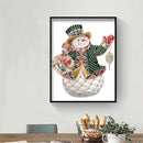 DIY Christmas Snowman Drawing Part Drill Special Shape Diamond Painting Kit