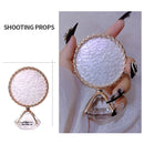 DIY Nail Tips Color Palette Acrylic Display Board Gel Pallet (Pink Round) Newly