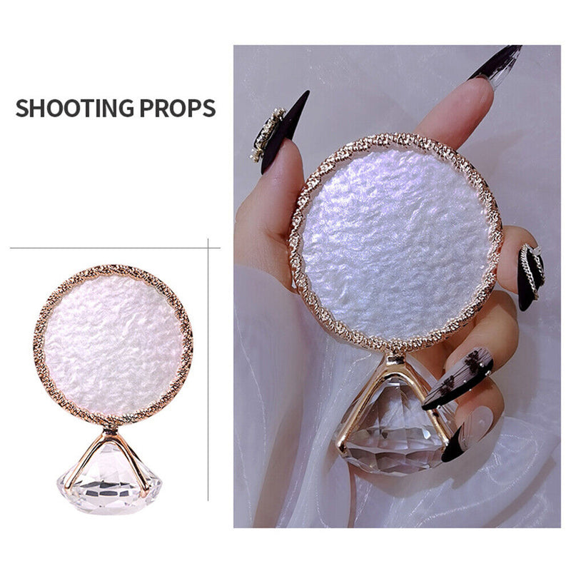 DIY Nail Tips Color Palette Acrylic Display Board Gel Pallet (Pink Round) Newly