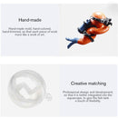 Diver Fish Tank Underwater Landscape Aquarium Aquatic Floating Ornaments Decor