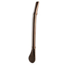 Stainless Steel Drinking Straw Reusable Sucker Spoon Filter Bar Kit (Rose) Newly