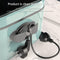 3pcs Wire Cable Organizer Clip Adhesive Cord Storage Wrapper Winder (Grey)