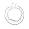 Women Men Party Jewelry Hollow Heart Necklace Punk Choker Collar Long Chain