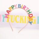 Birthday Tiara Sash Kit Includes Sash Headband Brooch & Happy Birthday Banner