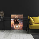 DIY Diamond Painting Kits Full Round Drill Cat Reflection Lion Home Decoration