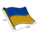 Dekimasu Ukraine Flag Pin Brooch Pin f? Clothing Decoration Clothing