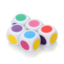 For TRPG DND Iidescent 16mm Glitter Dice Set Dices Six Sided Game Accessory
