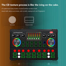 RGB LED Wireless Bluetooth-compatible Sound Card for Live Singing Recording