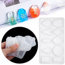 Molds Oval Heart Round Shape Jewelry Making Mould Earring Chams Necklace