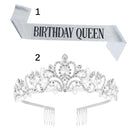 Party Decorations Birthday Sash Rhinestone Tiara Party Supplies Birthday Crown