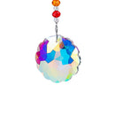 Crystal Pendant Colorful Beads Hanging Drop Wind Chime Garden Decor (B) Newly