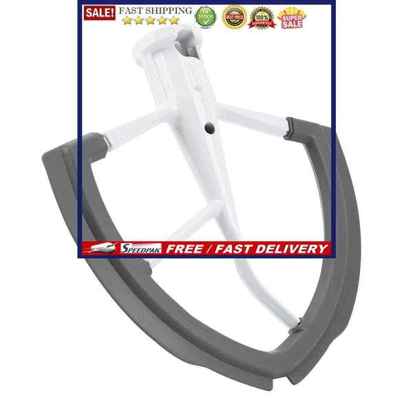 Flex Edge Beater 5.5-6 Quart Replacement Flat Beater Paddle for Dough Brown