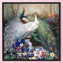 11CT DIY Peacock Cross Stitch Kits Full Embroidery Set Handicraft Needlework