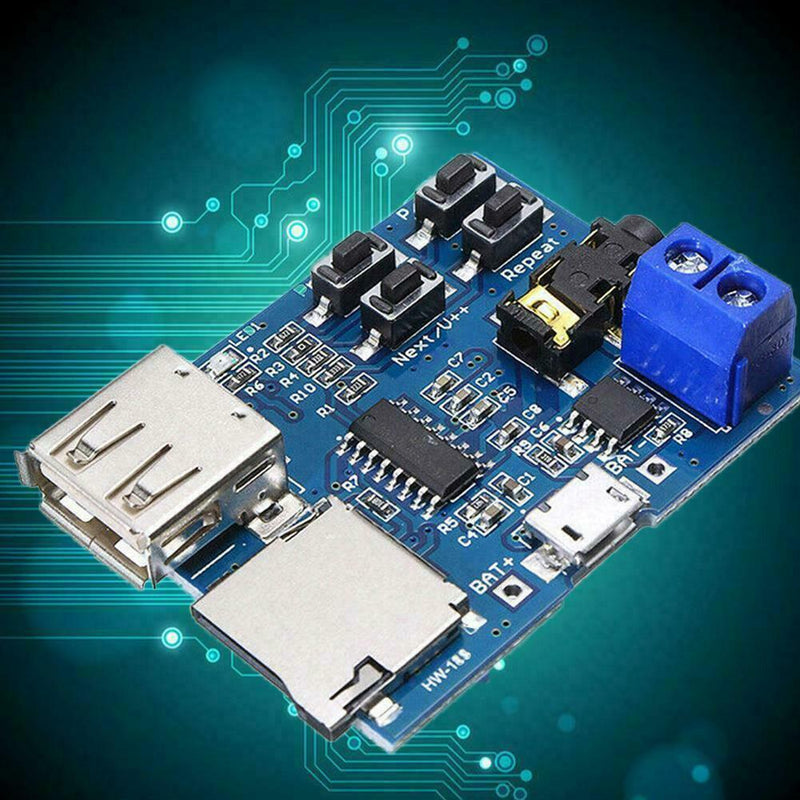 TF Card U Mini Disk MP3 Sound Format Decoder Board Decode Audio Module S2X4