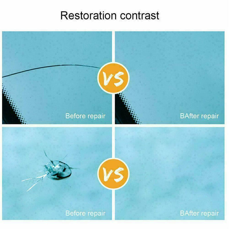 DIY Windscreen Repair Kit Car Wind Screen Crack Chip Windshield Window Glas H0S9