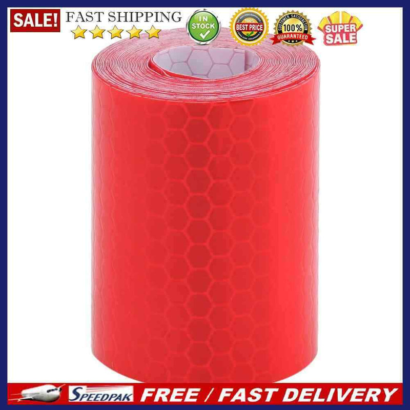 5x300cm Reflective Tape Stickers Car Styling for Automobiles (Red)