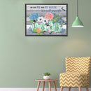 5D Diamond Painting DIY Flower Letter Special Shape Partial Drill (KA349)
