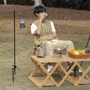 Camping Light Stand Extension Ground Nails Thickened Light Pole Bracket Parts