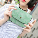 Casual Women Messenger Bags Crossbody Leather Mini Shoulder Handbag (Green)