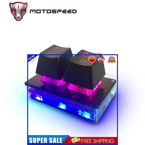 Ergonomic OSU 2 Key Macro Programming Mechanical Keyboard RGB Gaming Keypad