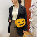Fashion Cute Glitter Pumpkin Shape Chain Shoulder Bag Women Small Messenger Bags