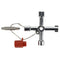 Multi-use Cross Switch Key Wrench High Speed Rail Car Subway Door Spanner Newly