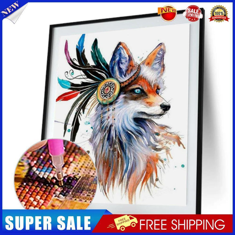 DIY 5D Diamond Embroidery Painting Fox Cross Stitch Craft Home Decor